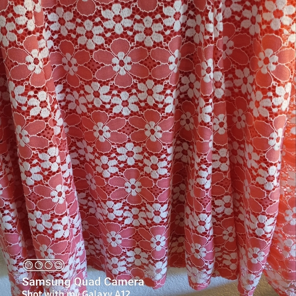 New Directions Pink and White Floral Dress - Picture 9 of 10